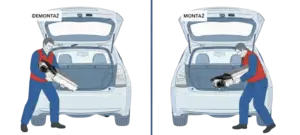 Demontaż/Montaż baterii